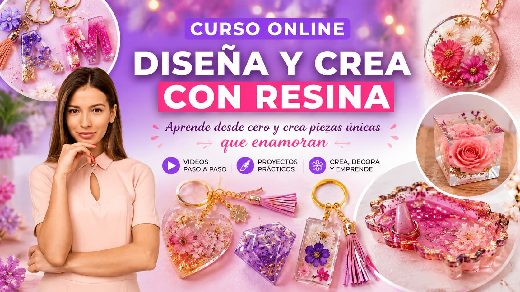 Diseña y Crea con Resina