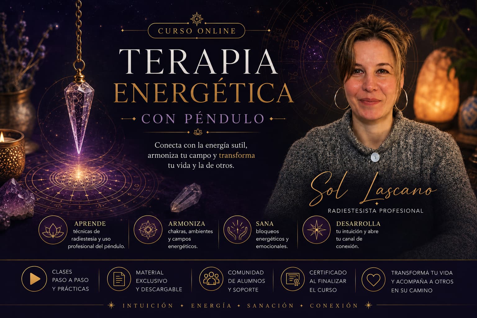 Terapia con Péndulo — Certificación Profesional