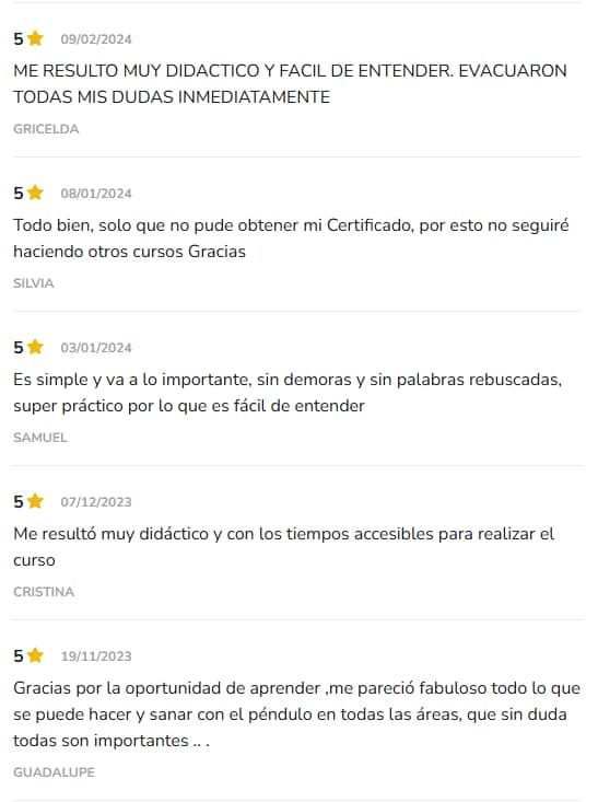 Testimonio de Testimonios (Hotmart)