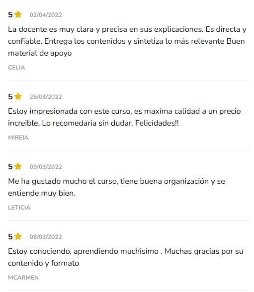 Testimonio de Testimonios (Hotmart)