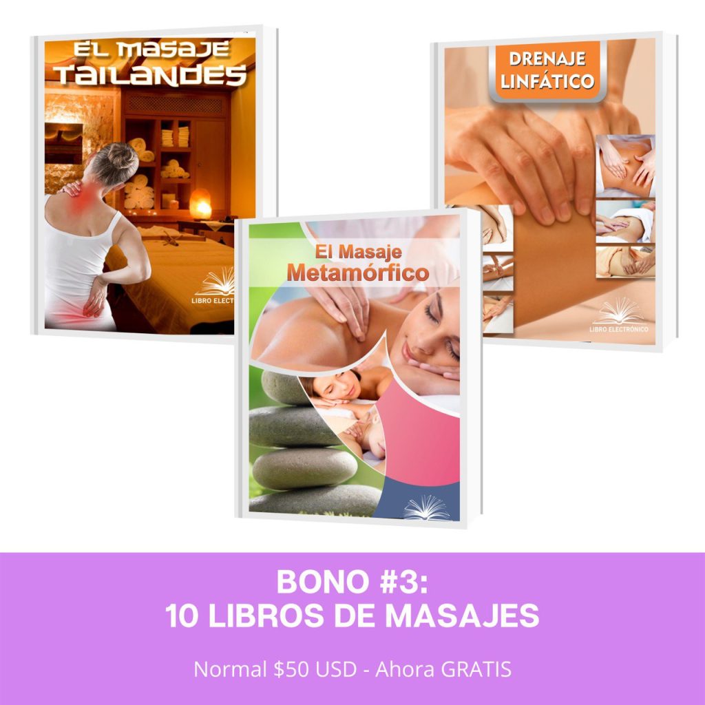 Bono #3: 10 libros de masajes