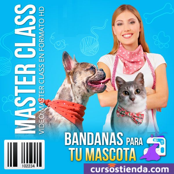 Lee más sobre el artículo Crea accesorios únicos para mascotas: Curso de bandanas artesanales